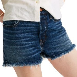 Madewell The Dad Jean Denim City Off Shorts 27